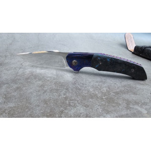 RAPTOR ZDP авторський складаний ніж ручної роботи GRYFON KNIVES, сталь ZDP-189, 67 HRC . Photo 2